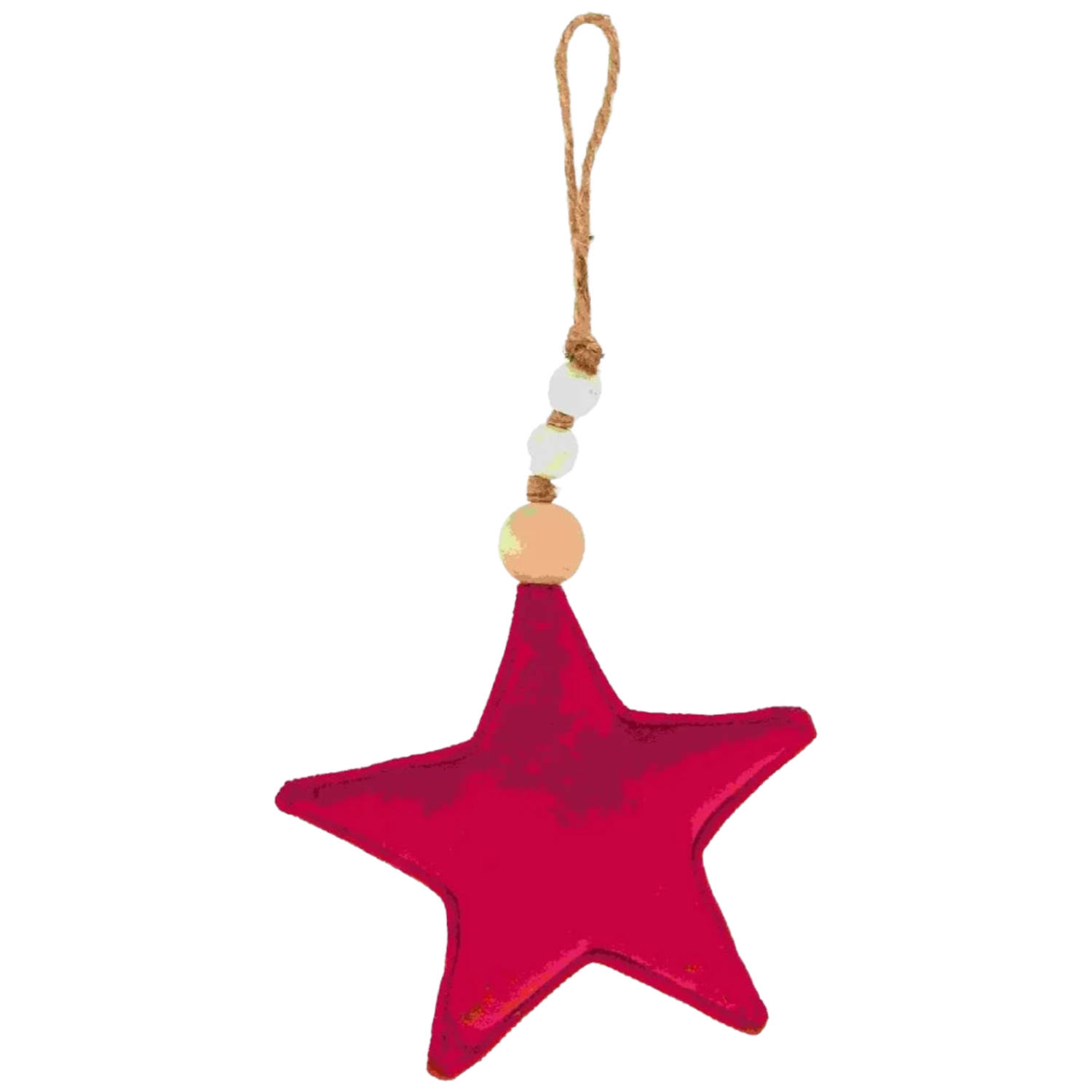 Corios - Stoffen hanger 'Olivia' (Rood, Ster)