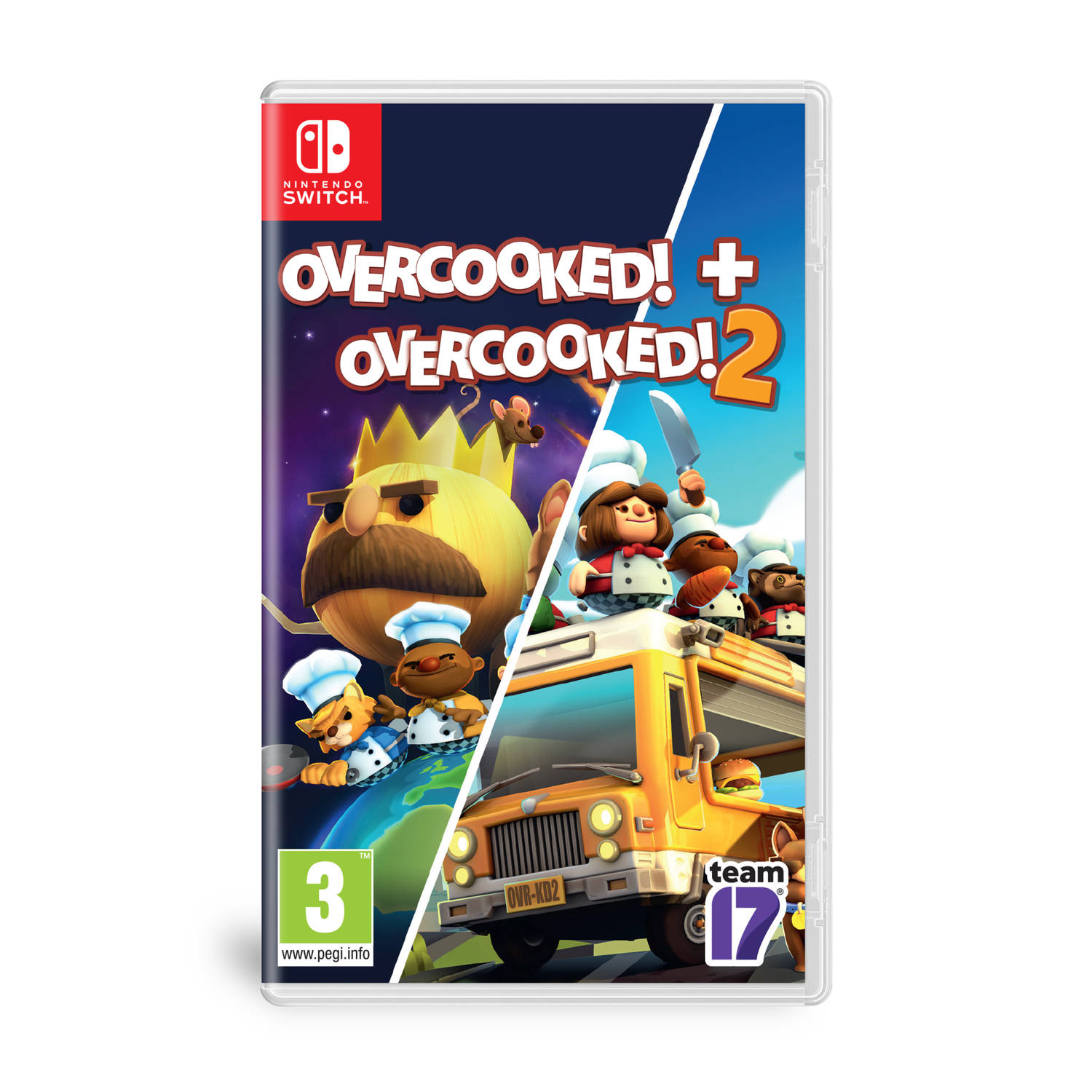 Overcooked Double Pack Overcooked 1 & Overcooked 2 Nintendo Switch