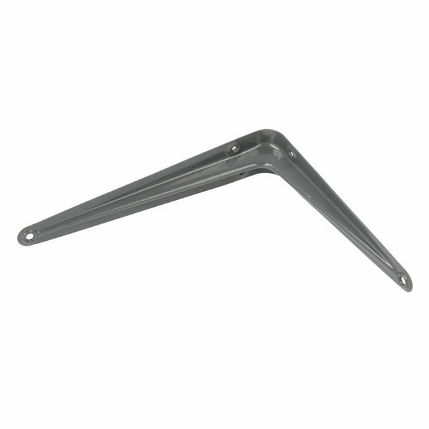 AMIG Plankdrager/planksteun van metaal - gelakt grijs - H175 x B150 mm - Plankdragers