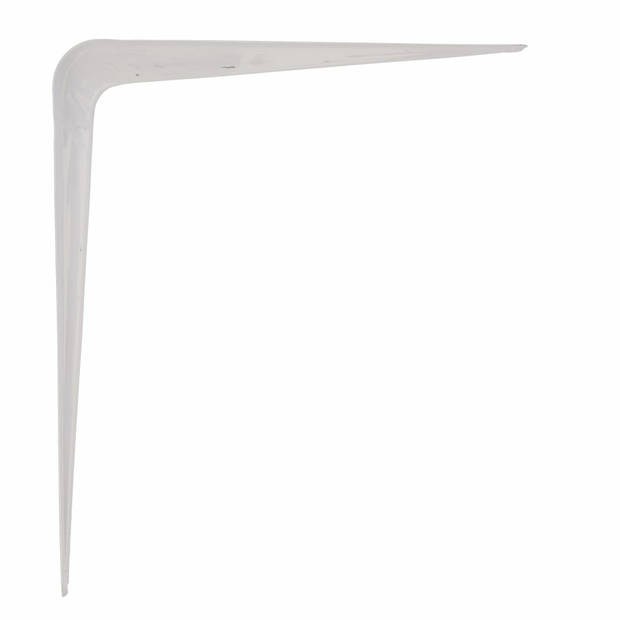 AMIG Plankdrager/planksteun van metaal - gelakt wit - H400 x B350 mm - Plankdragers