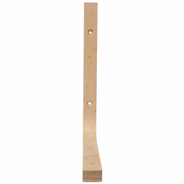 AMIG Plankdrager/planksteun van hout - lichtbruin - H200 x B150 mm - Plankdragers