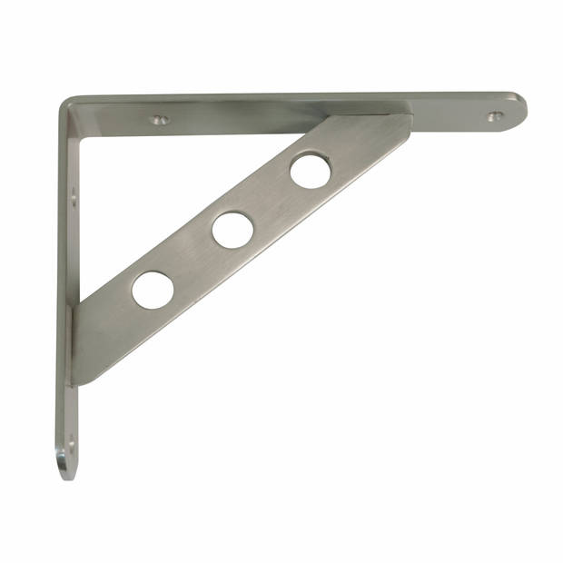 AMIG Plankdrager/steun Heavy Support - 2x - metaal - zilver - H200 x B160 mm - Tot 370 kg - Plankdragers