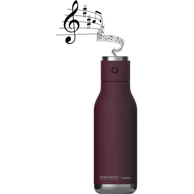 Asobu Wireless Bottle - bordeaux - 0.5 L