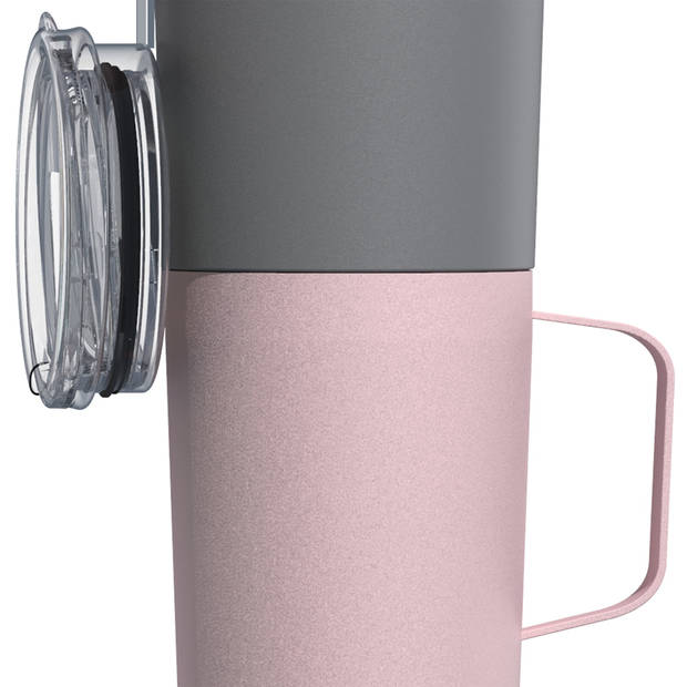 Asobu Twin Pack Bottle with Mug - roze - 0.9/0.6 L