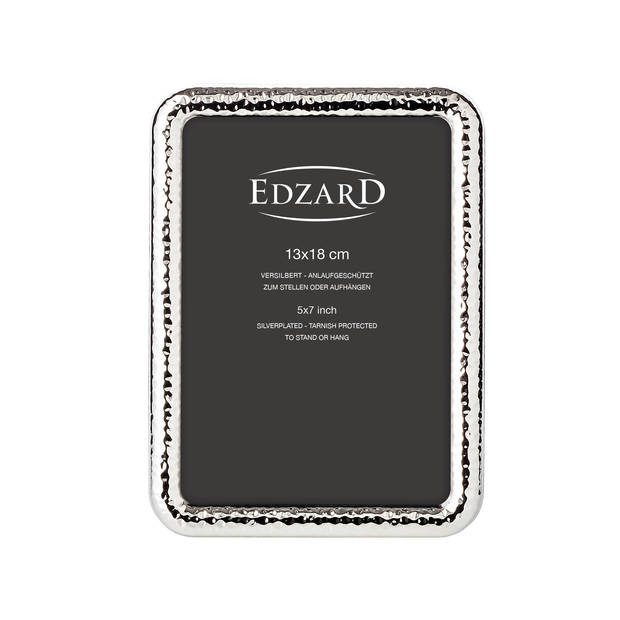 Edzard Amalfi - Fotolijst - Verzilverd - Gehamerd - 13 x 18 cm