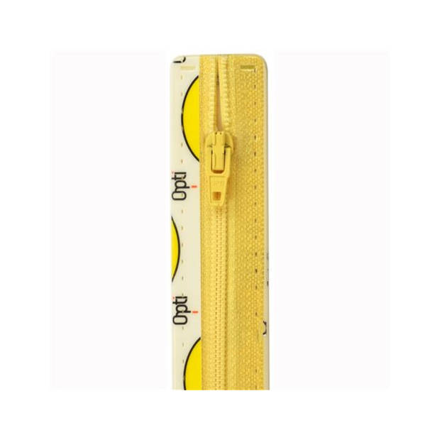 Opti 4800 S40 spiraalrits 4mm niet deelbaar 20 cm met werratrekker daffodil geel