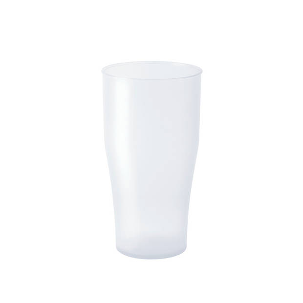 Juypal longdrink glas - 8x - wit - kunststof - 450 ml - herbruikbaar - Drinkglazen