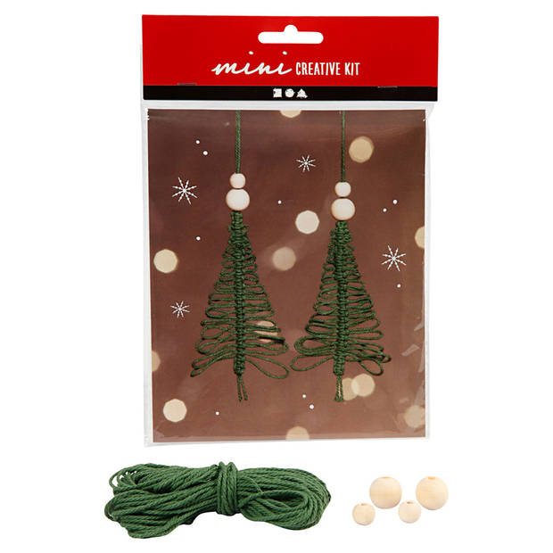 Creativ Company Mini Kit Macrame Kerstboom