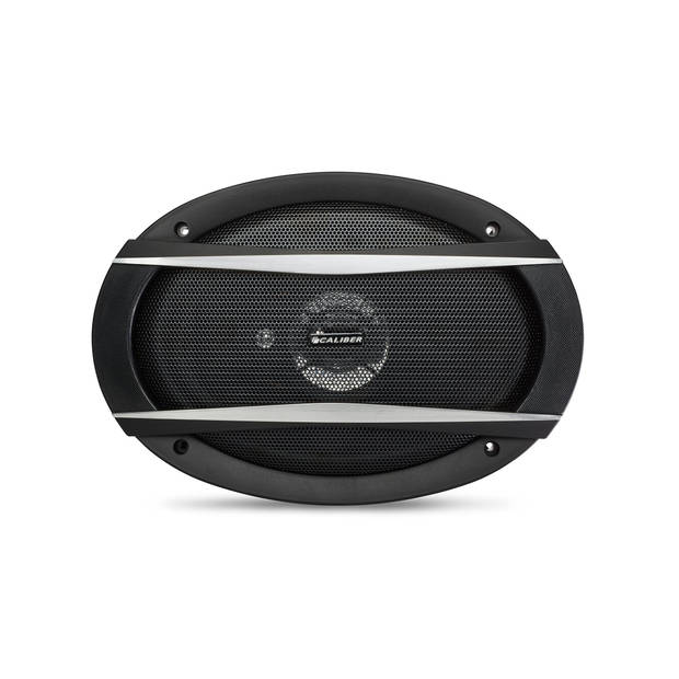 Caliber Autospeakers - 6x9" ovaal speaker frame - 64 mm Mylar Dome Tweeters - 13mm Piezo Tweeter - 300 Watt Peak -