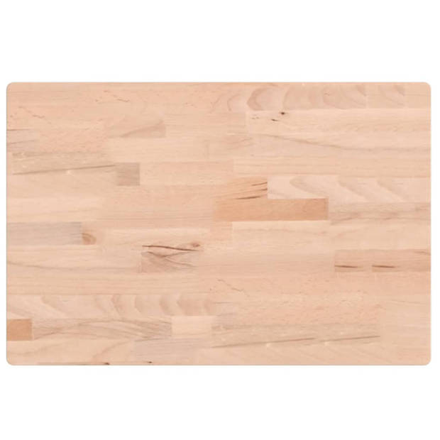 vidaXL Snijplank 60x40x4 cm massief beukenhout