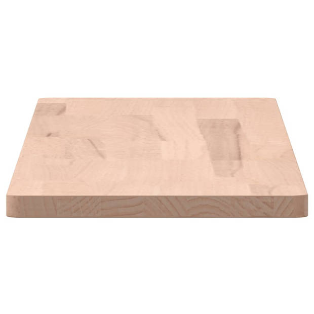 vidaXL Wandschap 80x20x1,5 cm massief beukenhout