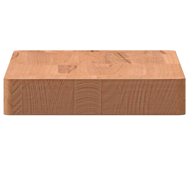 vidaXL Wandschap 40x20x4 cm massief beukenhout