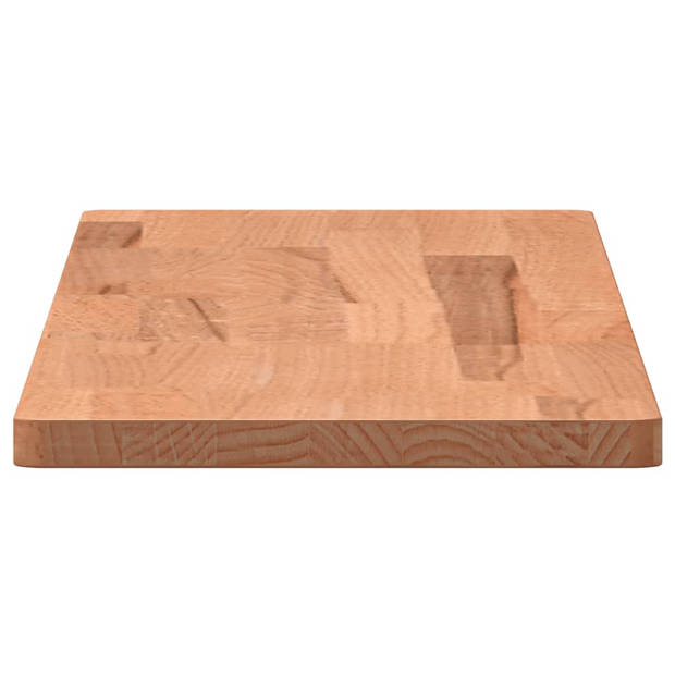 vidaXL Wandschap 80x20x1,5 cm massief beukenhout