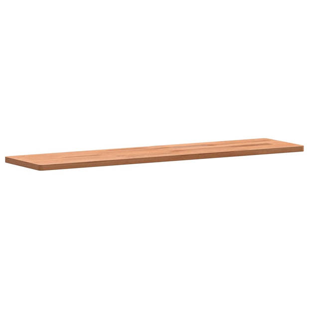 vidaXL Wandschap 80x20x1,5 cm massief beukenhout