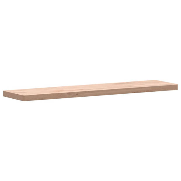 vidaXL Wandschap 80x20x2,5 cm massief beukenhout