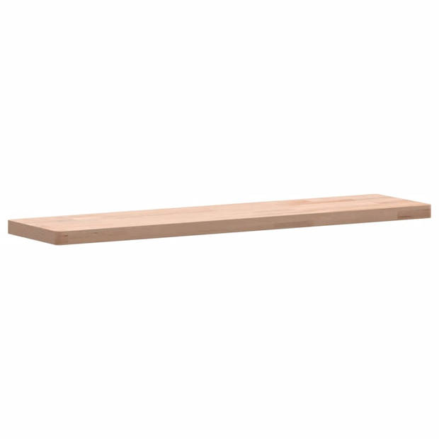 vidaXL Wandschap 80x20x2,5 cm massief beukenhout