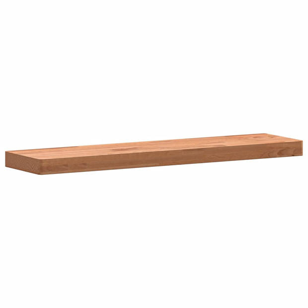 vidaXL Wandschap 80x20x4 cm massief beukenhout