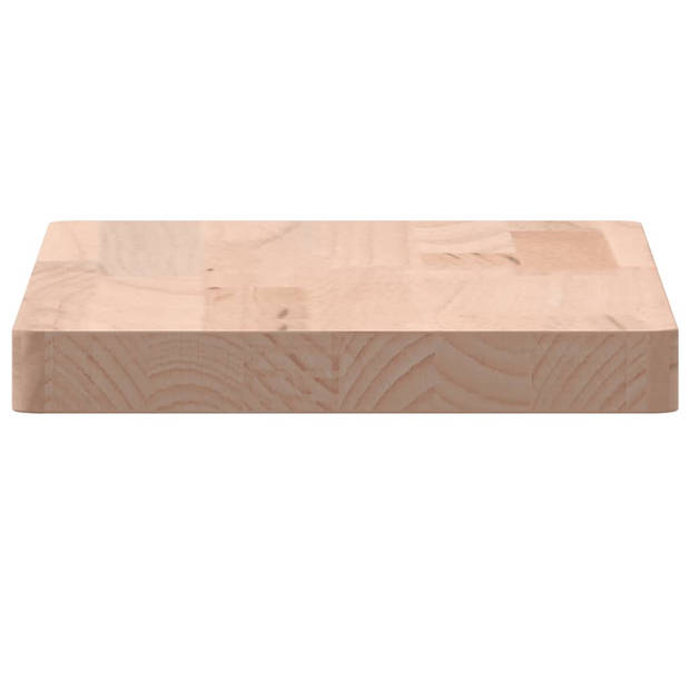 vidaXL Wandschap 40x20x2,5 cm massief beukenhout