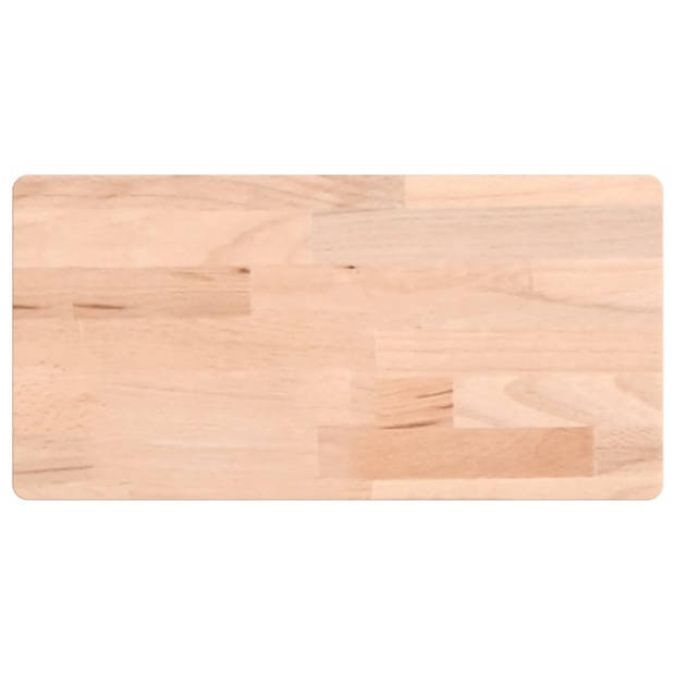 vidaXL Wandschap 40x20x2,5 cm massief beukenhout