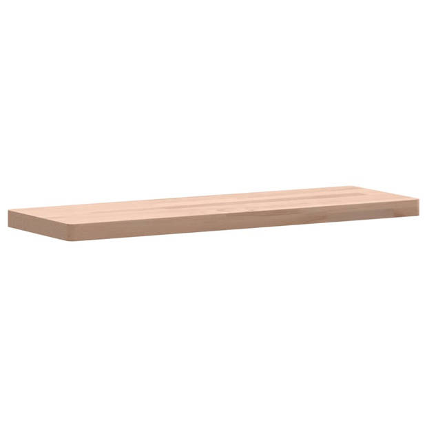 vidaXL Wandschap 60x20x2,5 cm massief beukenhout