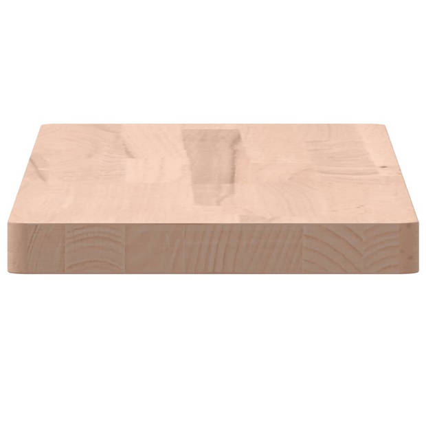 vidaXL Wandschap 60x20x2,5 cm massief beukenhout