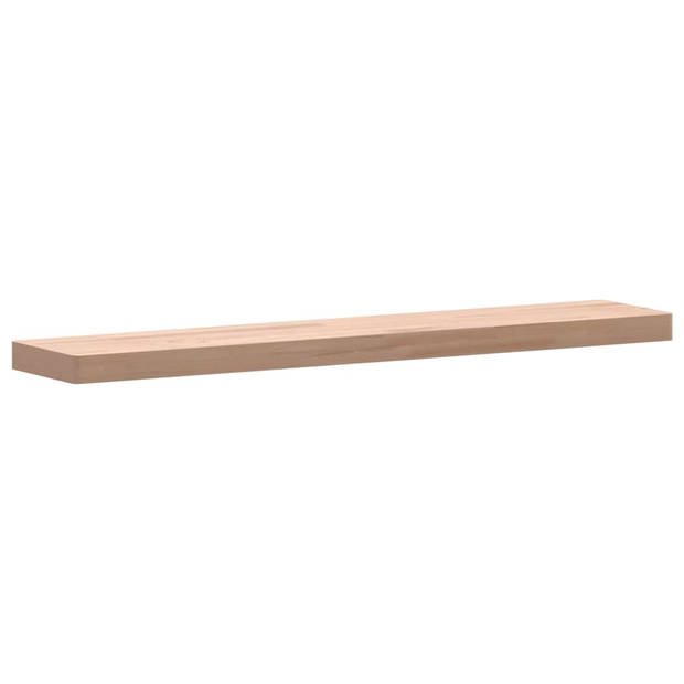 vidaXL Wandschap 100x20x4 cm massief beukenhout