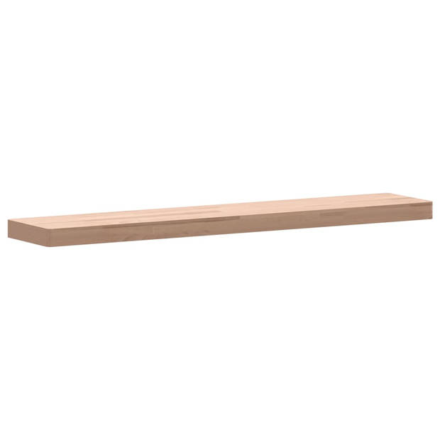 vidaXL Wandschap 100x20x4 cm massief beukenhout