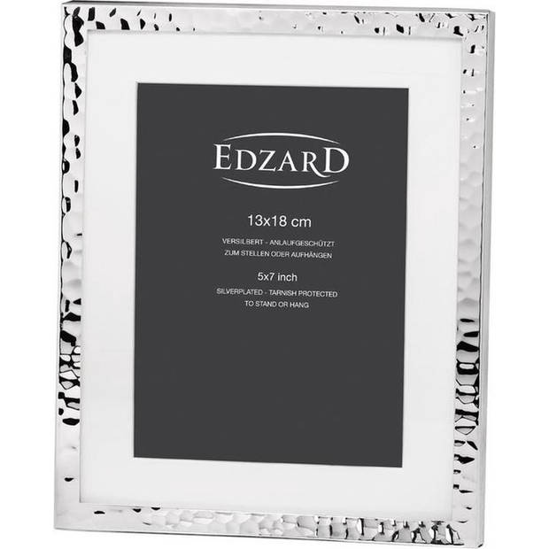 Edzard Fano - Fotolijst - Zilver - Passepartout - 13 x 18