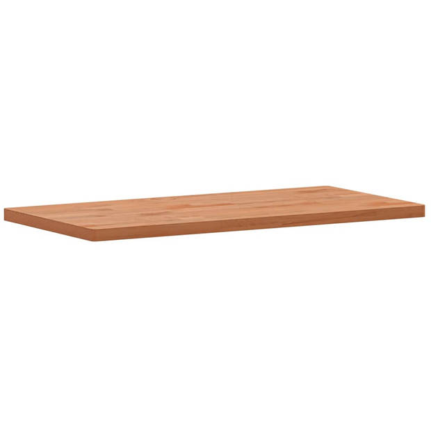 vidaXL Tafelblad rechthoekig 80x40x2,5 cm massief beukenhout