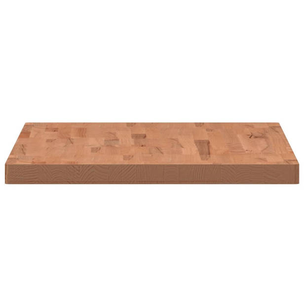 vidaXL Tafelblad rechthoekig 100x60x4 cm massief beukenhout