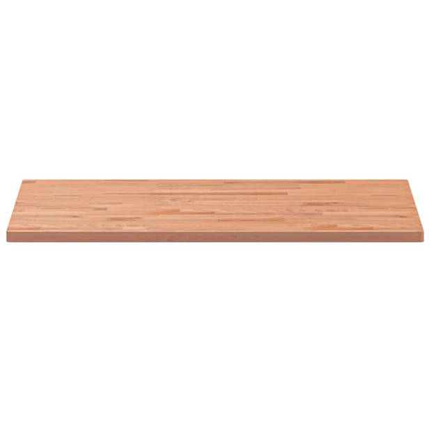 vidaXL Tafelblad rechthoekig 100x60x2,5 cm massief beukenhout