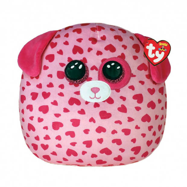 Ty Squish a Boo - Valentijn Tickle Dog - 20 cm - Knuffel