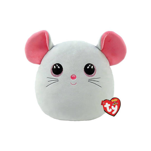 Ty Squish a Boo Catnip Mouse 20cm Zacht Knuffelkussen Decoratief Catnip