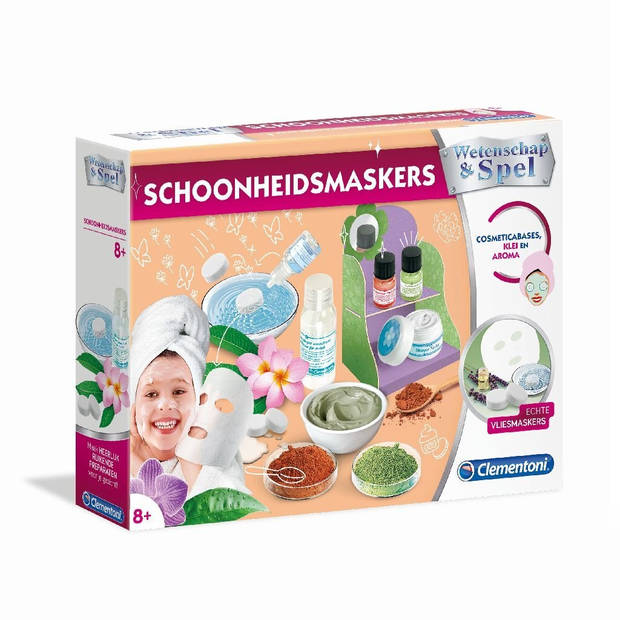 Clementoni Wetenschap Beauty Maskers Geschikt voor Kinderen vanaf 8 Jaar Natuurlijke Ingrediënten