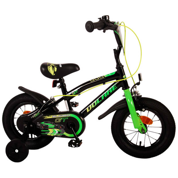 Volare Super GT Kinderfiets - Jongens - 12 inch - Groen - Twee handremmen