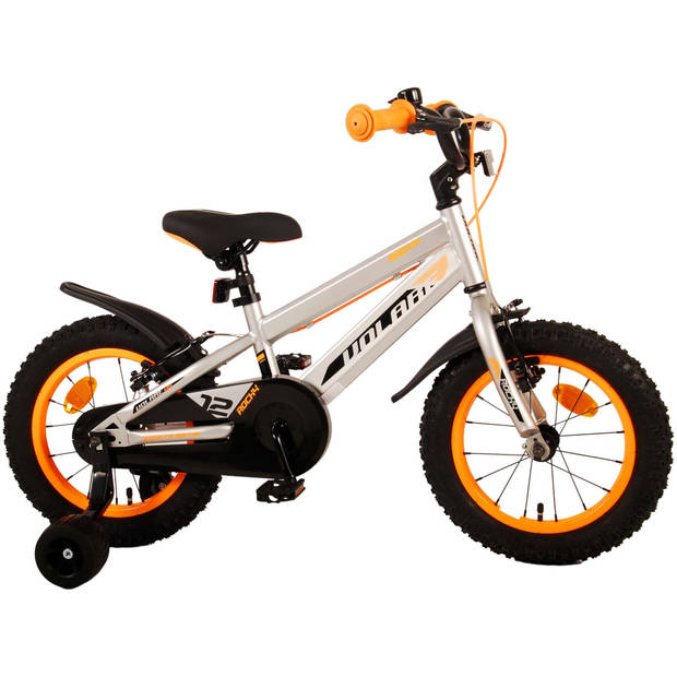 Volare Rocky Kinderfiets - Jongens - 14 inch - Grijs - Twee handremmen