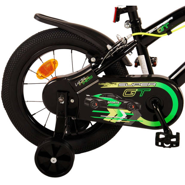 Volare Super GT Kinderfiets - 14 inch - Groen - Twee Handremmen