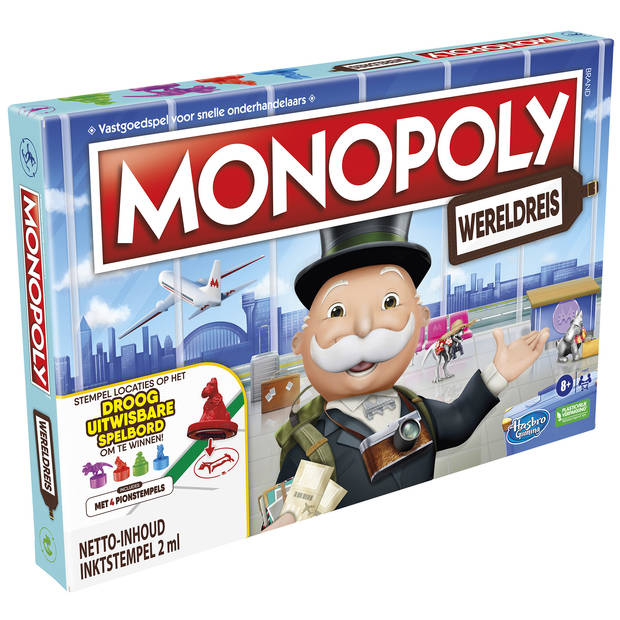 Monopoly Wereldreis - Bordspel (6104007)