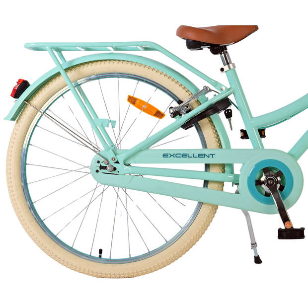 Volare Excellent Kinderfiets - Meisjes - 24 inch - Groen - Twee handremmen