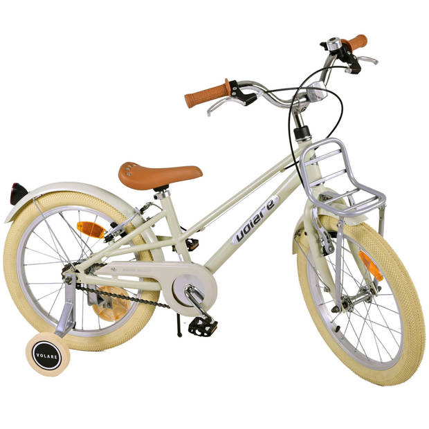 Volare Melody Kinderfiets - Meisjes - 18 inch - Zand - Twee handremmen