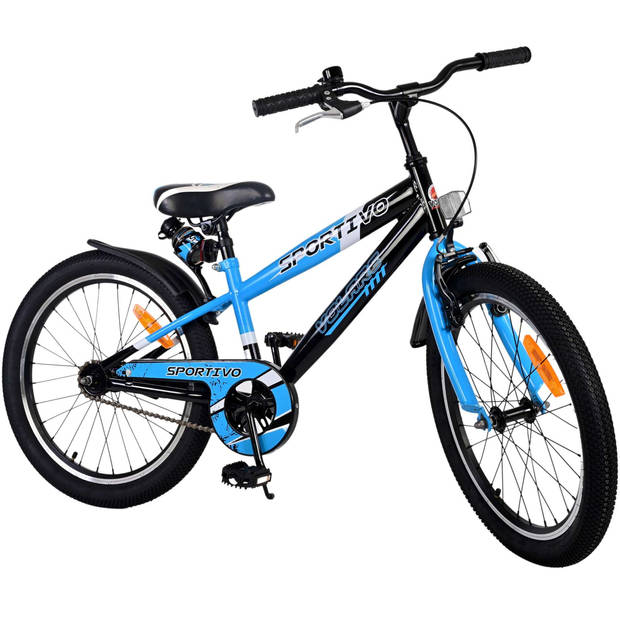 Volare Sportivo Kinderfiets - Jongens - 20 inch - Blauw