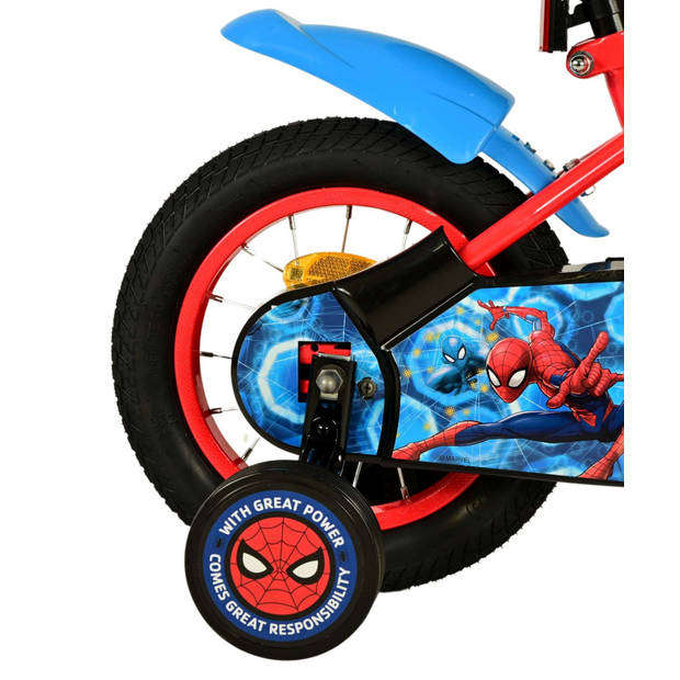 Spider-Man Kinderfiets - Jongens - 12 inch - Blauw/Rood