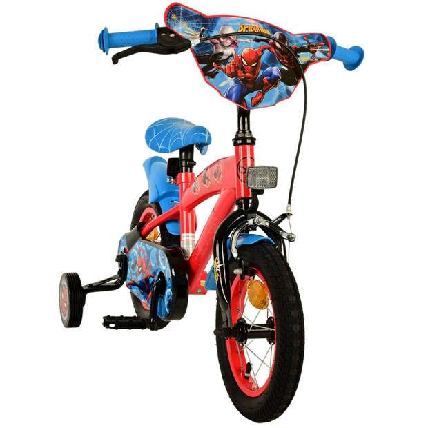 Spider-Man Kinderfiets - Jongens - 12 inch - Blauw/Rood