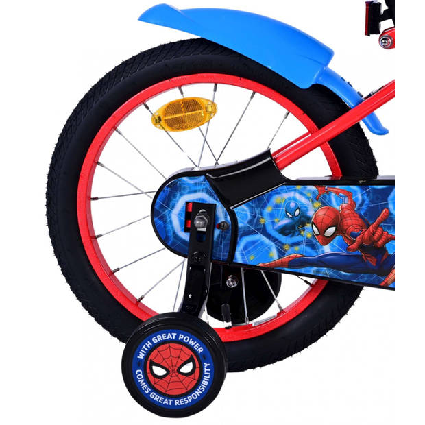 Spider-Man Kinderfiets - Jongens - 16 inch - Rood