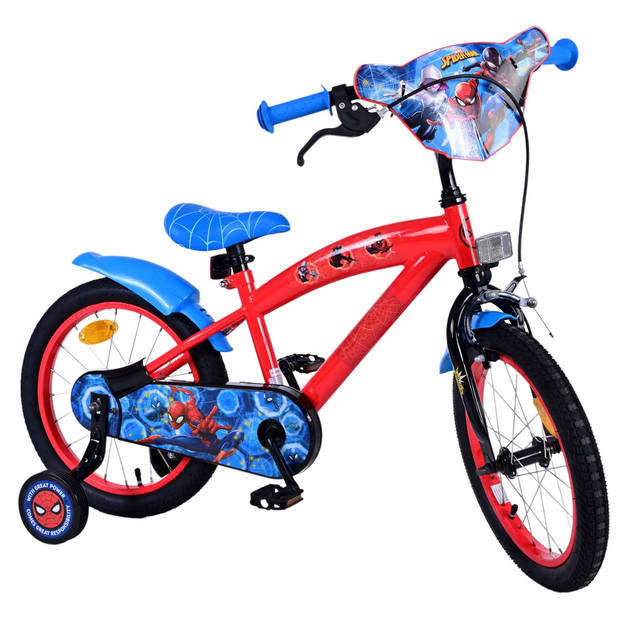 Spider-Man Kinderfiets - Jongens - 16 inch - Rood