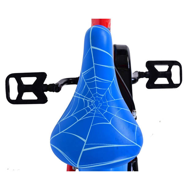 Ultimate Spider-Man Kinderfiets - Jongens - 12 inch - Blauw/Rood - Twee handremmen