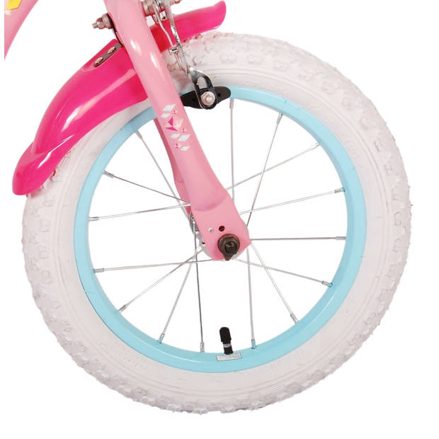 Disney Princess Kinderfiets - Meisjes - 14 inch - Roze - Twee handremmen