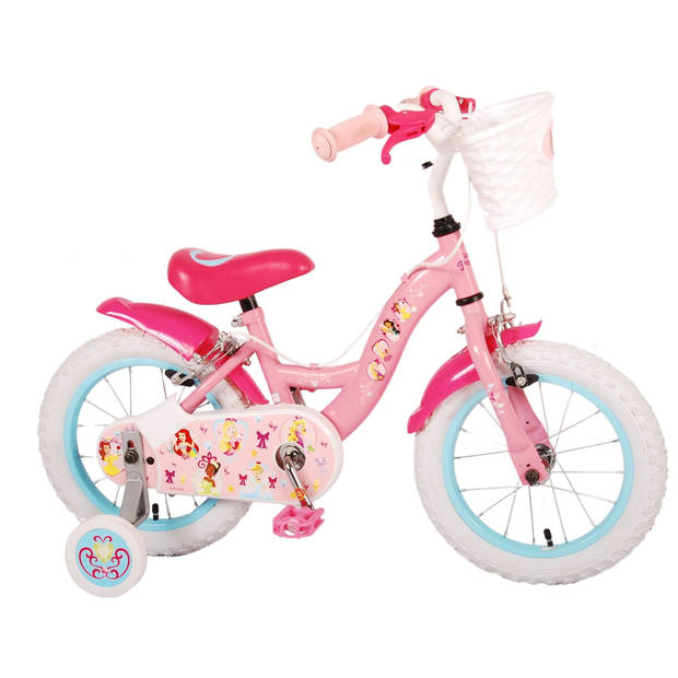 Disney Princess Kinderfiets - Meisjes - 14 inch - Roze - Twee handremmen