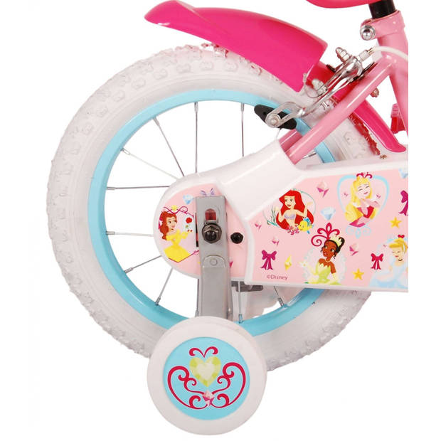 Disney Princess Kinderfiets - Meisjes - 14 inch - Roze - Twee handremmen