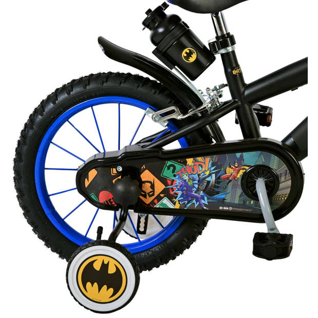 Batman Kinderfiets - Jongens - 14 inch - Zwart - Twee handremmen